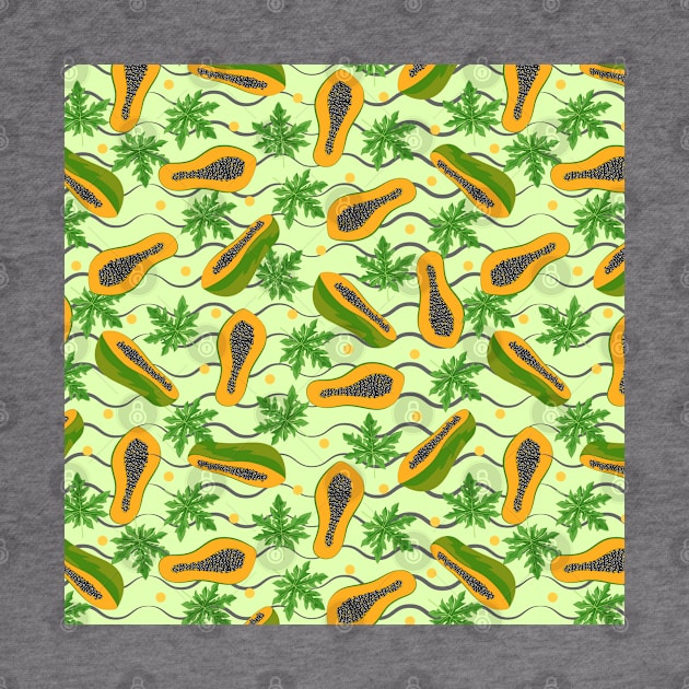 Papaya Pattern by Designoholic